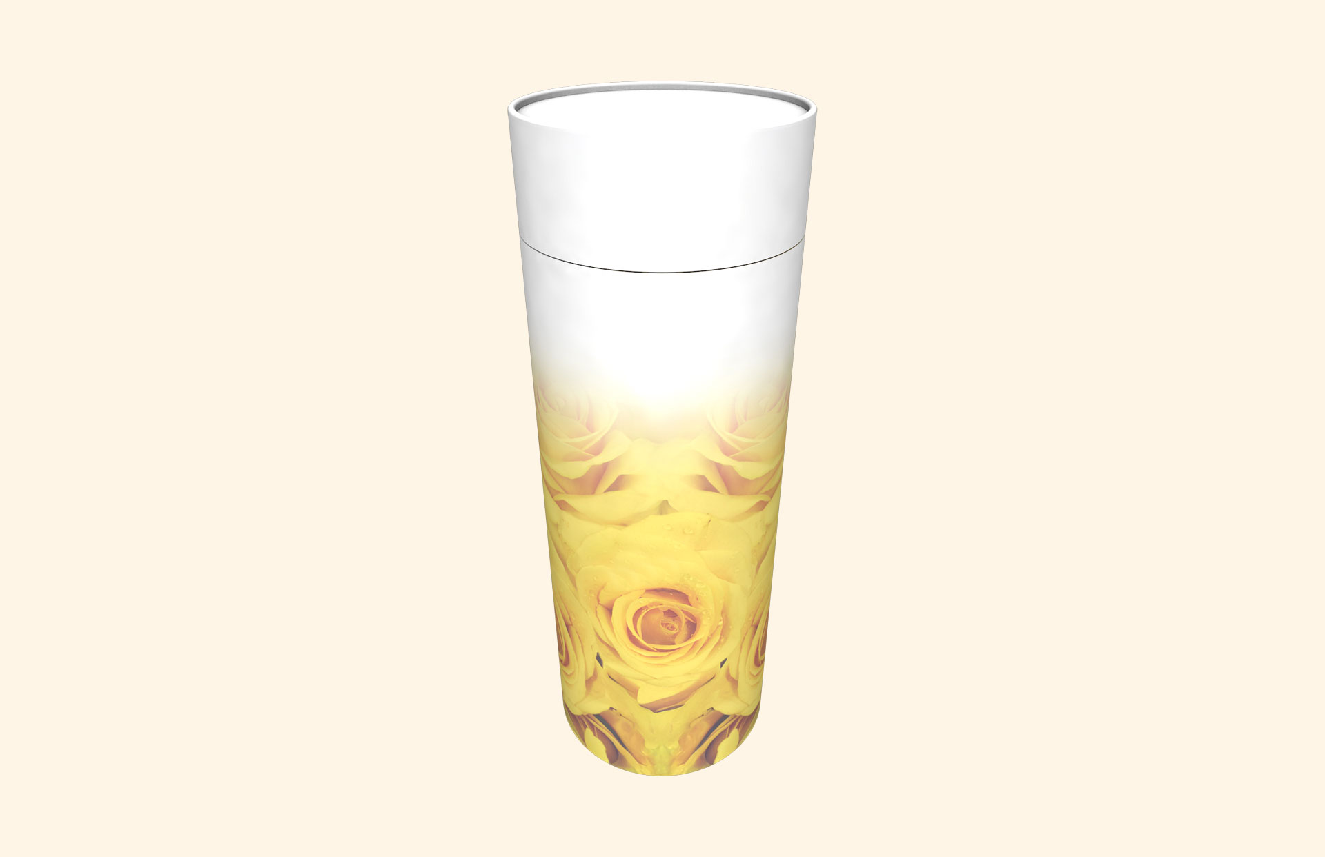 Blushing Rose Yellow adult scatter tube